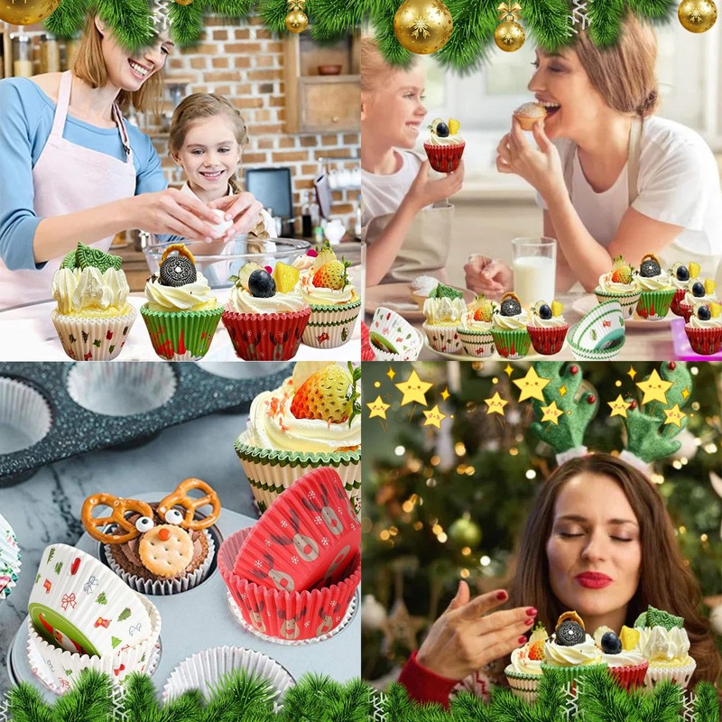 Muffin Cases Paper, Muffins Baking Cups, Cupcake Moulds, Disposable Baking