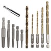 Leogony 11 Pcs Easy Out Bolt Extractor Set, 4 Bits