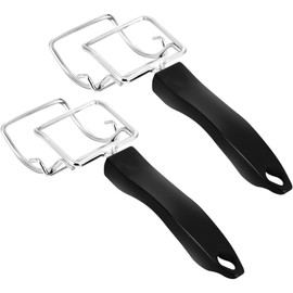 2Pcs Oven Tray Extractor Grills Extractor Oven Rack Push Tool with Handle for Lifting Tray Grills Oven