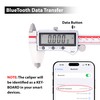 VINCA IP67 Grade Bluetooth Digital Caliper, DIPA-0605B 0-6 Inch/150mm, Inch/Millimeter/Fraction