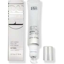 Lamelin Rodillo de Crema para Ojos, Retinol Niacinamida Vitamina A, Reductor de Arrugas, Bolsas y Ojeras, Piel Sensible, Crema de Noche para Hinchazón de ojos y Líneas Finas, Regalo de San Valentín, Hecho en Corea