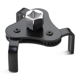 FUSHUI Oil Filter Wrench, 3 Jaw Il Element Wrench, 2-Way Oil Filter Wrench, Detachable and Removable, Adjustable 2.1 - 4.2 inches (53 - 108 mm)