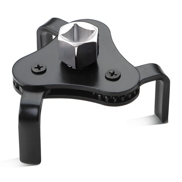 FUSHUI Oil Filter Wrench, 3 Jaw Il Element Wrench, 2-Way
