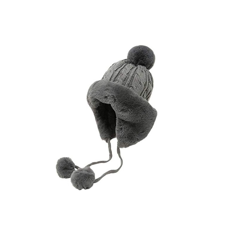 Yixda Women's Winter Hat with Ear Flaps Warm Fur Hat