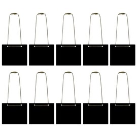 10pcs Mini Chalkboard Bottle Keeper Bottle Name Plates Solid | Size: 56x47mm | Thickness: 2mm | Made in Japan