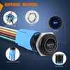 Nilight 16MM Raised Speaker Horn Momentary Push Button Switch 12V