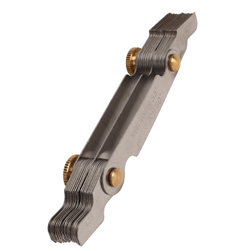 Thread Gauge 55° 60° 52 Blades Metric Imperial Stainless Steel