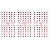 Vama Fashions Round Maroon Bindi Set Combo Bindiya tikka tika