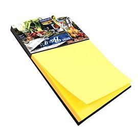 Caroline's Treasures Crab in The Middle Refillable Sticky Note Holder or Postit Note Dispenser, 3.25 by 5.5", Multicolor