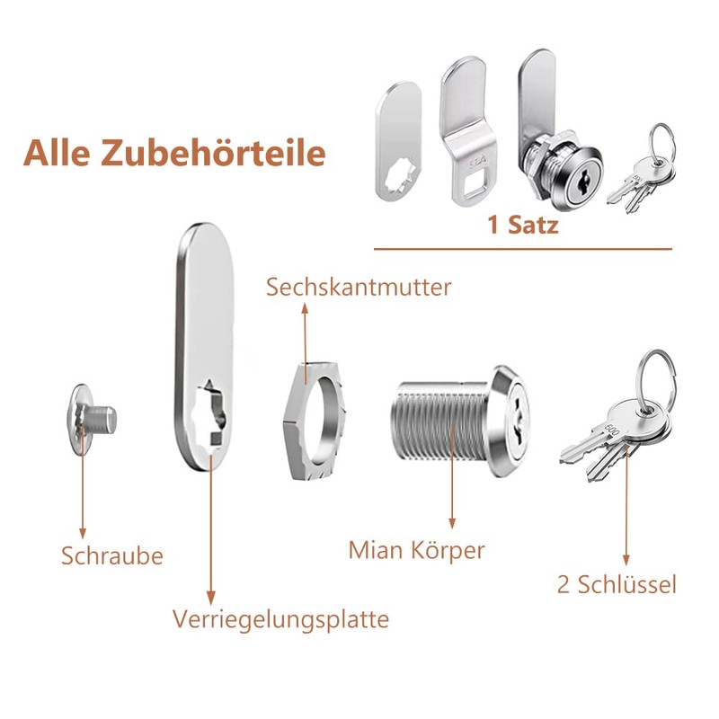 Cabinet Lock,Drawer Lock,Generic Drawer Lock Locker Locks，Standard Size cam Lock