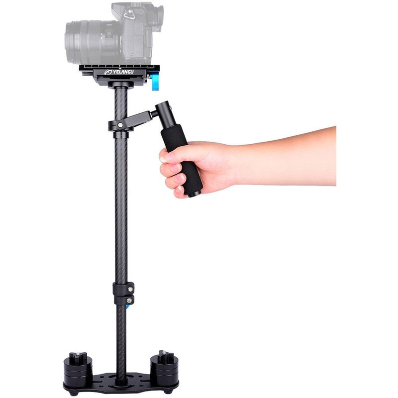 YELANGU S60T Carbon Fiber Handheld DSLR Camera Stabilizer - Black