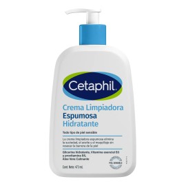 Crema Limpiadora Cetaphil Espumosa Hidratante 473ml