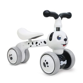Baby Balance Bike for 1 Year Old Boy Girl First Birthday Gift, 10-36 Months Toddler Balance Bike, No Pedal 4 Wheels Ride-on Toys Indoor Outdoor, 1st Birthday Gifts