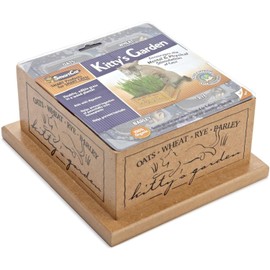 Smartcat 3844 Kitty’S Garden Edible Grass Planter 6.8 x 6.2 x 3 inches