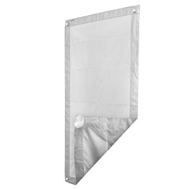 Roomy roof window sun protector with Haftfix suction cups, no drilling required, heat-protecting suction cup roller blind, blackout blind, privacy screen