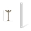 16-Inch Ceiling Fan Downrod with Extension Cord, 1.3-Foot White Ceiling