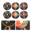 Ciieeo 12pcs Vinyl Record Decoration Mini Mural Pvc