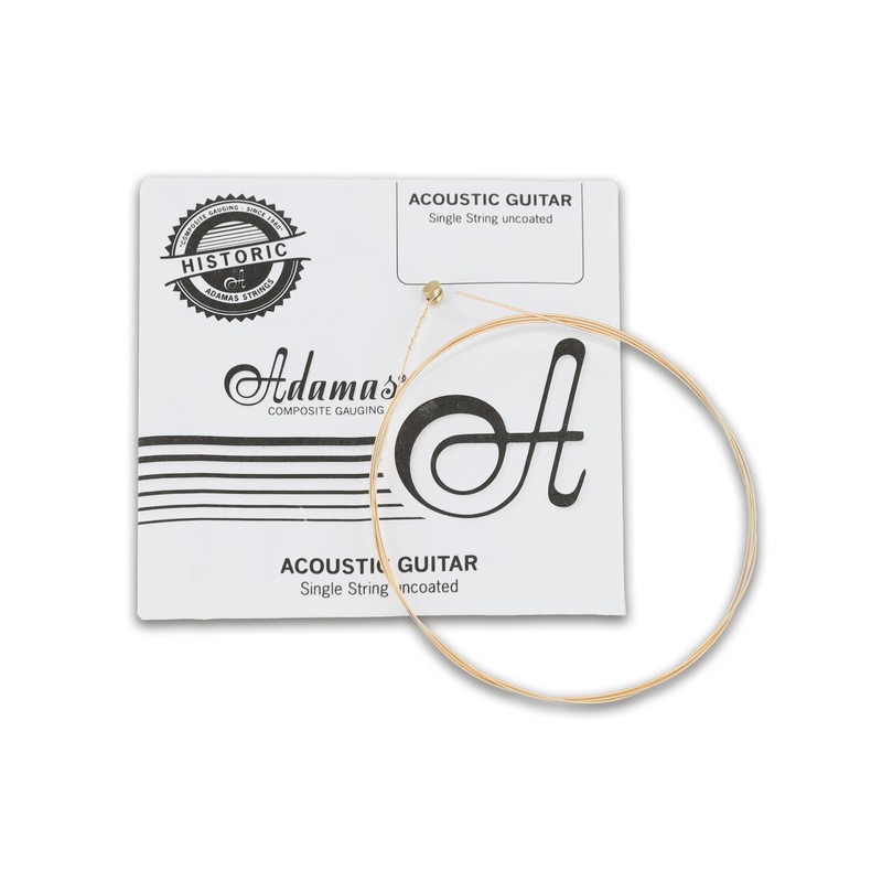 Adamas Single Strings for Acoustic Guitar Uncoated Phosphor Bronze Wound