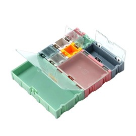 Youngy Electronic Component Storage Box, 9Pieces/Set SMD Container SMT IC Electronic Component Mini Storage Box Jewelry Case
