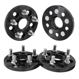 Customadeonly 15mm Black Hubcentric Wheel Spacers 5x114.3 Compatible for Lexus ES300 350, GS300 350 430,IS250 300 350,LS400 430 460,RC300 350, Camry Highlander Tacoma, tC xB (4pcs 60.1mm M12x1.5)