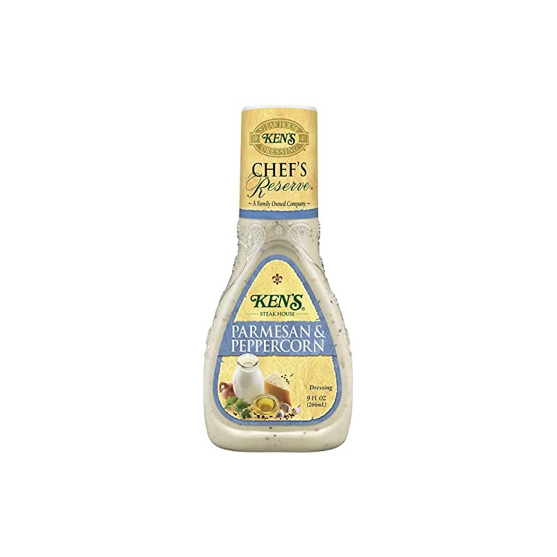 Ken's Steak House Chef's Reserve Parmesan Peppercorn Dressing 9 Oz