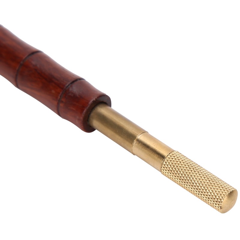 Wooden Handle Edge Oil Pen Brass Edge Dye Roller Applicator