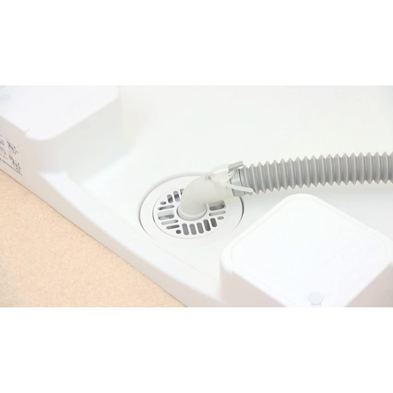 Kakudai 437-210 Elbow for Washing Machine Drain Trap, φ1.4 inches