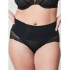 SPANX, UNDIETECTABLE, Illusion Lace Hi-Hipster, Very Black,L