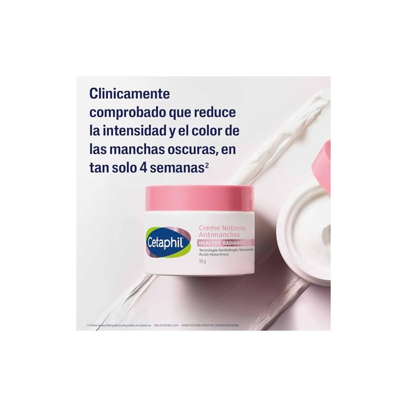Cetaphil Healthy Radiance Crema Nocturna Iluminadora Humectantes Antioxidantes Corregir Manchas