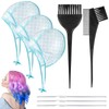 Guduling 8 Pcs Highlight Caps for Hair,Highlight Cap Kit,Highlights Combs
