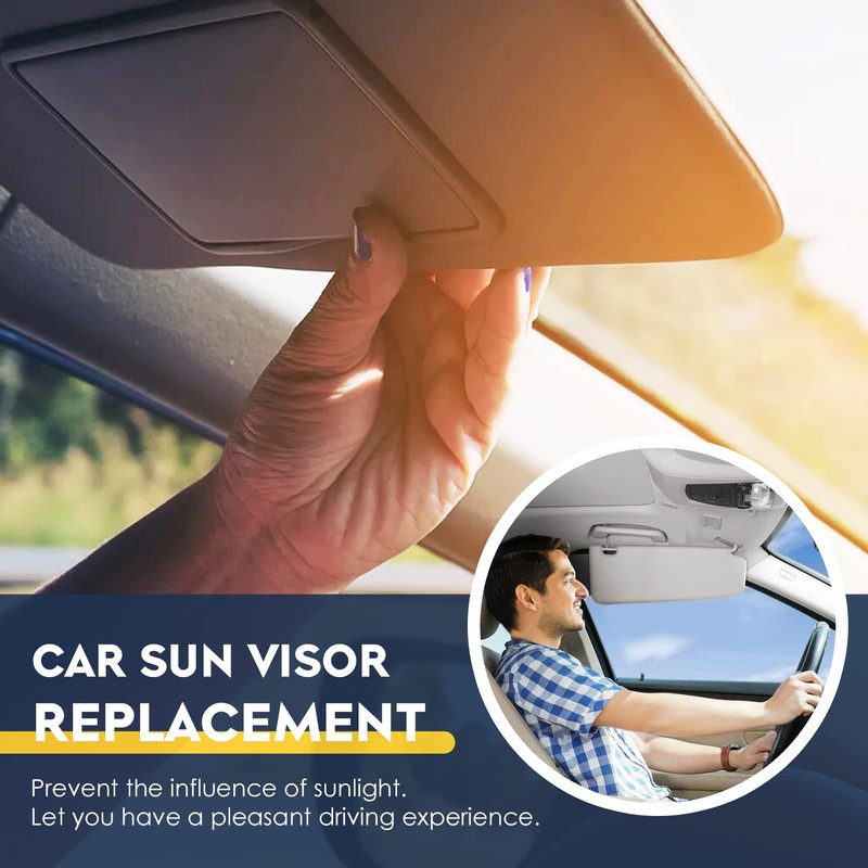 Driver & Passenger Sun Visor for Honda Civic 2006 2007