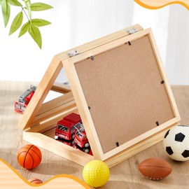 Threehoney Montessori Mirror Reggio Emilia Classroom Materials Early Education Foldable Safe Acrylic Mirror 3 Panels Unbreakable Mirror for Daycare Home School Preschool Classroom Infant Coordination