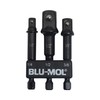 Disston E0100520 3 pc Impact Socket Adaptor set. Spring loaded