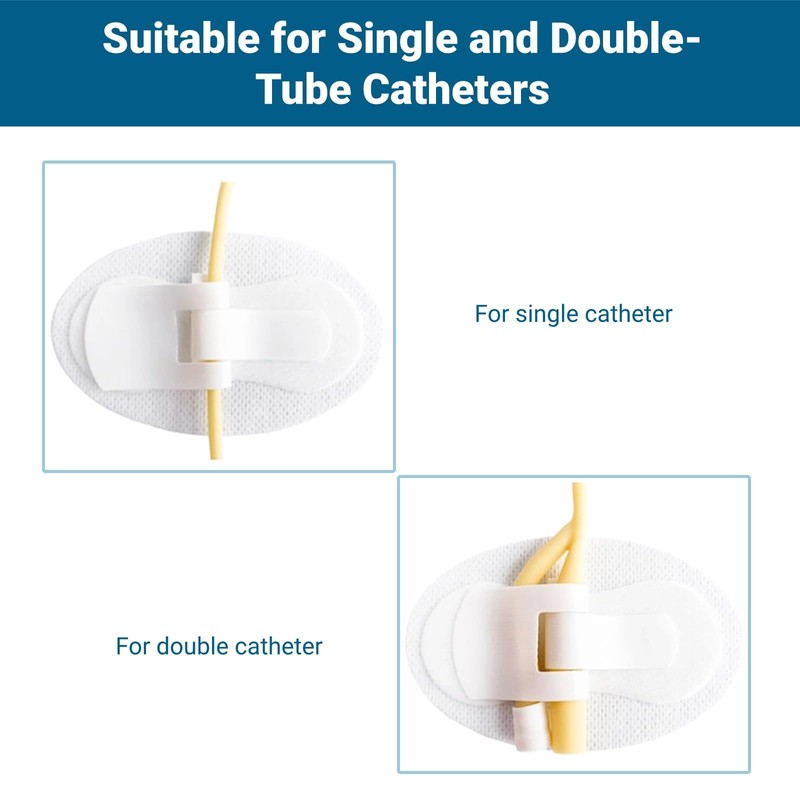 20 PCS Catheter Stabilization Devices, Catheter Stickers for Foley Bag