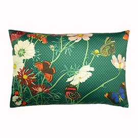 Paoletti Wild Fauna Cushion Cover, Emerald, 40 x 60 cm