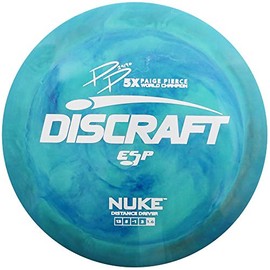 Discraft Paige Pierce Signature ESP Nuke Distance Driver Golf Disc [Colors May Vary] - 160-166g