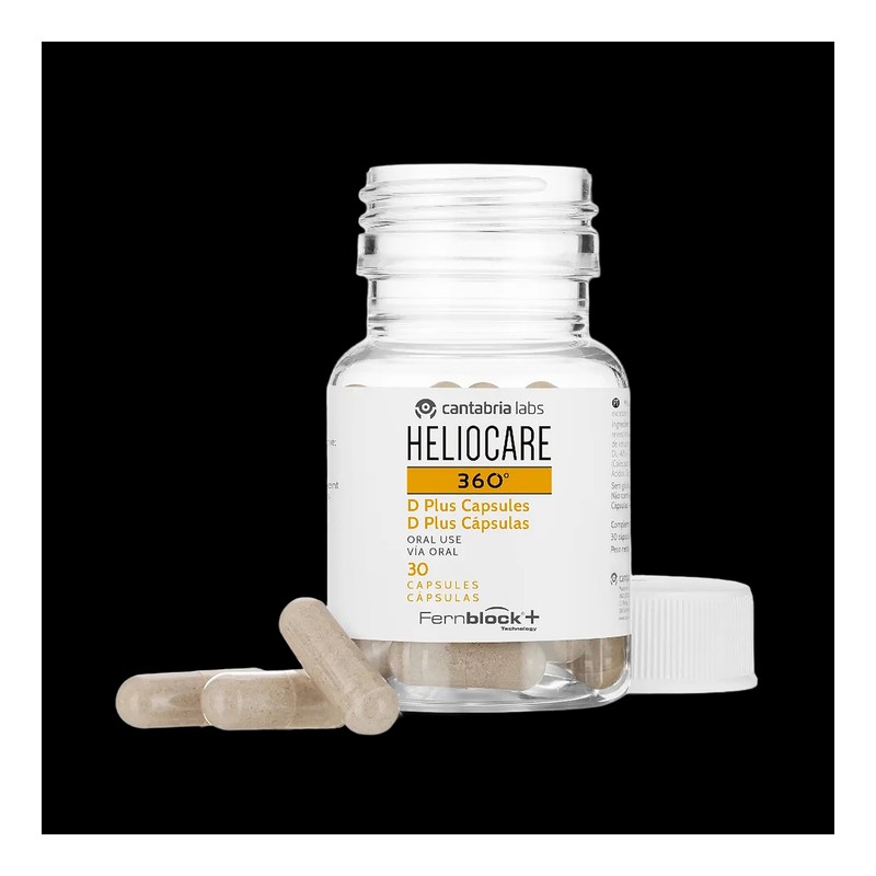 Heliocare 360 D-Plus Capsules. Food Supplement.