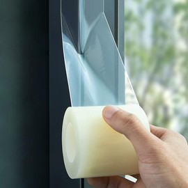 Transparent Weather Stripping Window Seal，2Inch x 29.5FT, No Mess Winter AC Window Seal Kit，Residue-Free Window AC Insulation Tape - Dstorelhp