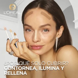 L'oréal Paris Corrector True Match Concealer Con Ácido Hialurónico Tono 0.5D