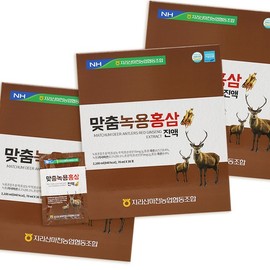 Nonghyup Russian Deer Antler Velvet and Domestic 6-Year-Old Red Ginseng Extract 90 Packets / 농협 러시아 녹용 국내산 6년근 홍삼 진액 90포