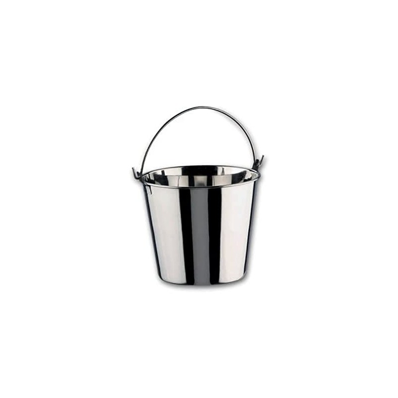 Lacor Garinox Edelstahleimer, Edelstahl, Silber, One Size, 24 cm