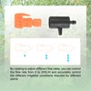 M METERXITY 10-Pack Flag Irrigation Dripper Emitter, 0-200L/H Plastic Drip