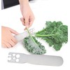 Stainless Steel Leaf Herb Stripper, LooseLeaf Kale, Chard, Collard Greens