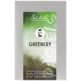 Jack Richeson 20 Piece Landscape Greenery 1 Hand Rolled Soft Pastel Set
