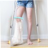 NOLITOY Leg Cast Cover for Shower with Watertight Seal Transparent