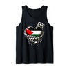 Palestine Heart Flag Palestinian Keffiyeh Palestine Tank Top