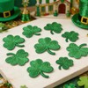 32PCS Shamrock Shaped Iron on Patches, St. Patrick's Day Embroidered