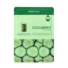 Farmstay Visible Difference Mask Pack Cucumber 10 Sheets / 팜스테이 비저블 디퍼런스 마스크팩 오이 10매