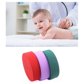 5 Yards Long 20mm x 25mm Wide Colorful Heavy Elastic Cord for Sewing Crafts DIY Cream 20mm