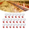 Unbranded 20 Chicken Waterer Nipples for Poultry Duck Bird Feeder